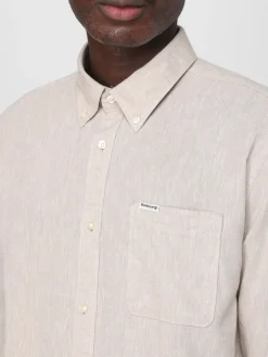 Camicia classico Barbour in lino