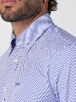Camicia classico Paul & Shark in cotone a righe
