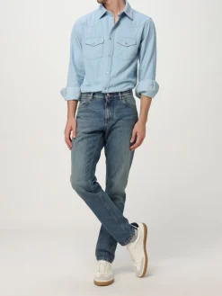 Camicia classico Tom Ford in denim di cotone