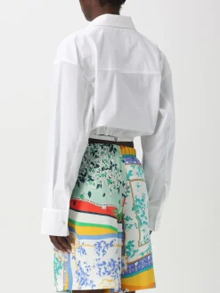 Camicia cropped Moschino Jeans in cotone