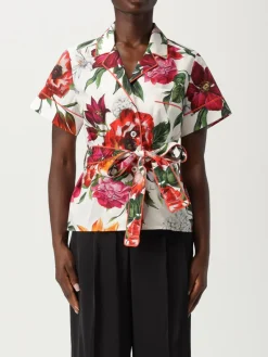 Camicia Dolce & Gabbana in cotone con stampa floreale