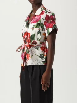 Camicia Dolce & Gabbana in cotone con stampa floreale