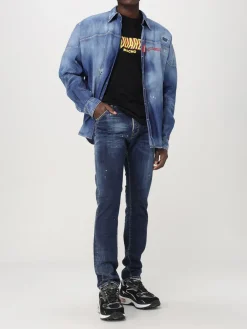 Camicia Dsquared2 in cotone stretch