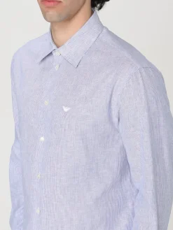 Camicia Emporio Armani in cotone e lino