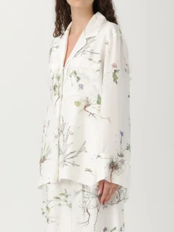Camicia Erdem in seta con stampa floreale