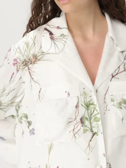Camicia Erdem in seta con stampa floreale