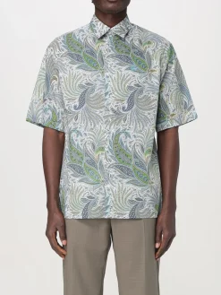 Camicia Etro in cotone con stampa Paisley