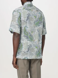 Camicia Etro in cotone con stampa Paisley