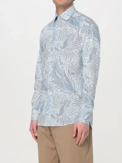 Camicia Etro in cotone con stampa Paisley