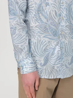 Camicia Etro in cotone con stampa Paisley
