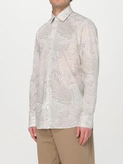 Camicia Etro in cotone con stampa Paisley
