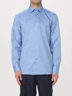 Camicia Etro in cotone con stampa Paisley