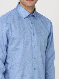 Camicia Etro in cotone con stampa Paisley