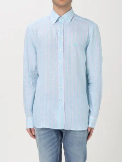 Camicia Etro in lino a righe