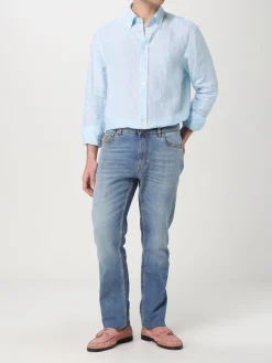 Camicia Etro in lino a righe