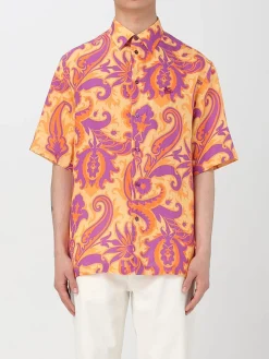 Camicia Etro in lino stampato