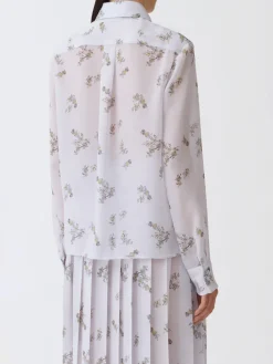 Camicia Fabiana Filippi in crêpe con stampa floreale