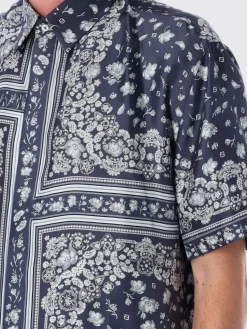 Camicia Fendi in seta con stampa