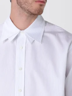 Camicia in cotone a righe Recto