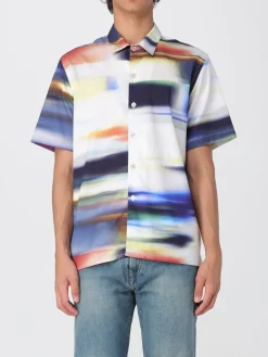 Camicia in misto cotone stampata Ps Paul Smith