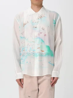 Camicia in misto seta stampata Our Legacy