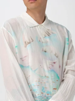 Camicia in misto seta stampata Our Legacy
