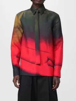 Camicia in seta e lana stampata Jil Sander