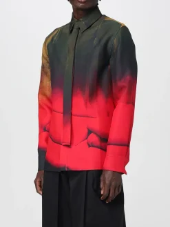 Camicia in seta e lana stampata Jil Sander