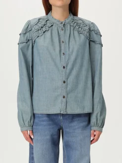 Camicia Isabel Marant Etoile in cotone con rouches