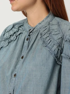 Camicia Isabel Marant Etoile in cotone con rouches