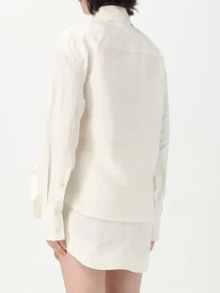 Camicia JW Anderson in viscosa e lino