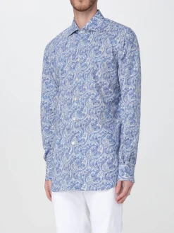 Camicia Kiton in cotone stampato