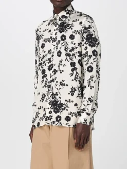 Camicia Laneus in cotone con stampa floreale