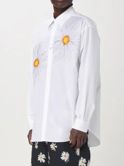 Camicia Moschino Couture in cotone con stampa floreale