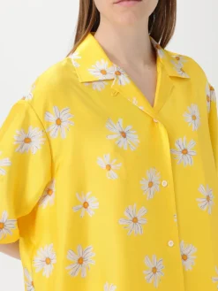 Camicia Moschino Couture in seta con stampa floreale