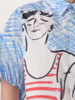 Camicia MSGM in cotone stampato