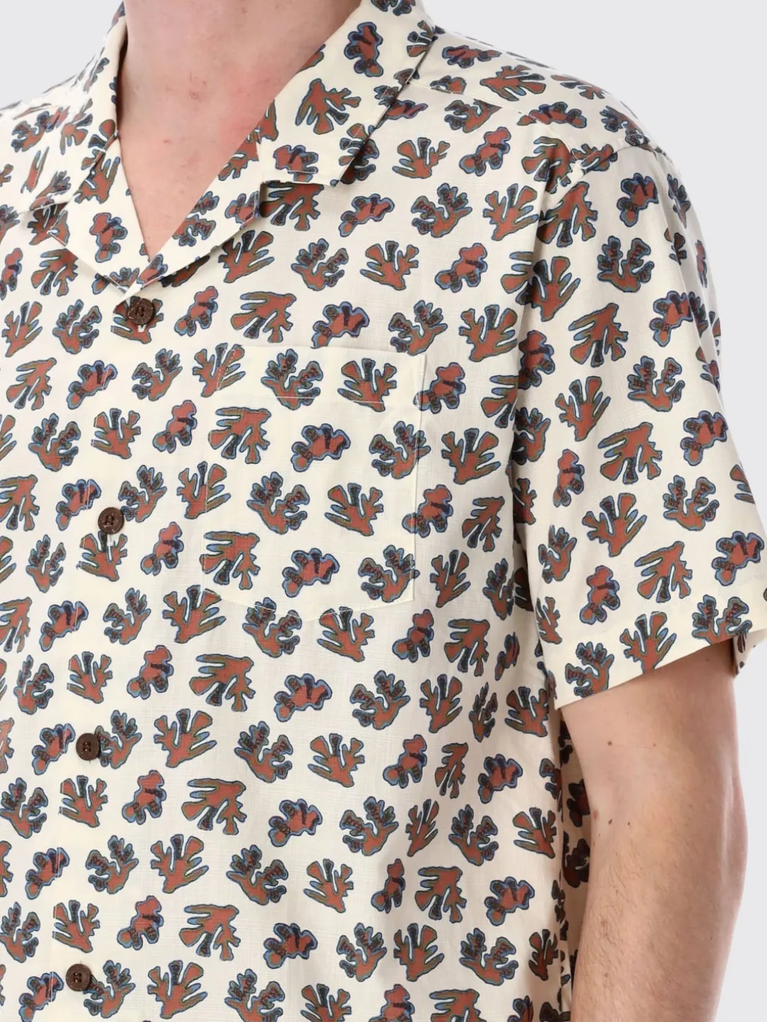 Camicia Patagonia in cotone organico stampato