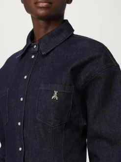 Camicia Patrizia Pepe in denim di cotone