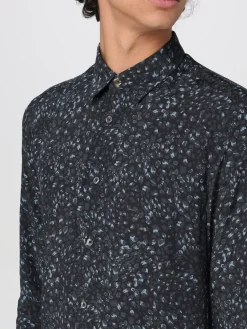 Camicia Paul Smith in viscosa con stampa animalier