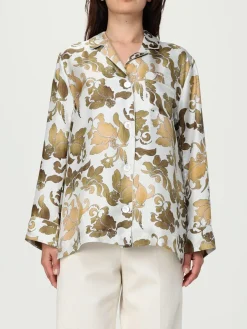 Camicia 'S Max Mara in seta con stampa floreale