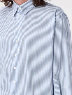 Camicia Saint Laurent in cotone a righe