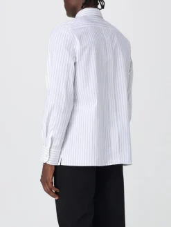 Camicia Saint Laurent in misto cotone a righe
