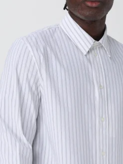 Camicia Saint Laurent in misto cotone a righe