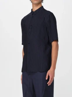 Camicia Saint Laurent in seta a righe