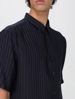 Camicia Saint Laurent in seta a righe