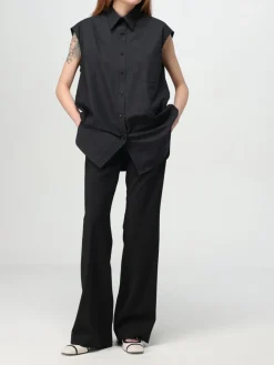 Camicia smanicata Moschino Couture in cotone