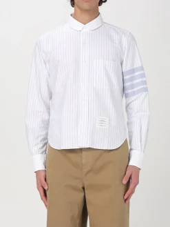 Camicia Thom Browne in cotone a righe