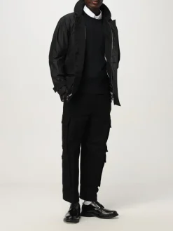 Camicia Thom Browne in cotone a righe con stampa