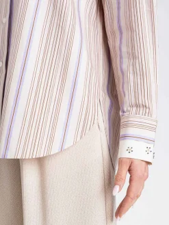 Camicia Twinset Actitude in cotone a righe