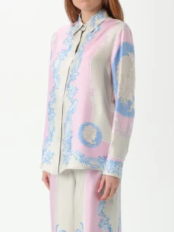 Camicia Versace in seta stampata